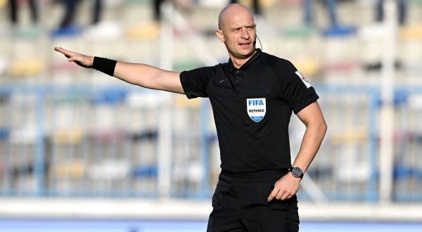 28.10.2023., stadion u Kranjcevicevoj ulici, Zagreb - SuperSport HNL, 13. kolo, NK Rudes - NK Varazdin. sudac Dario Bel Photo: Marko Lukunic/PIXSELL