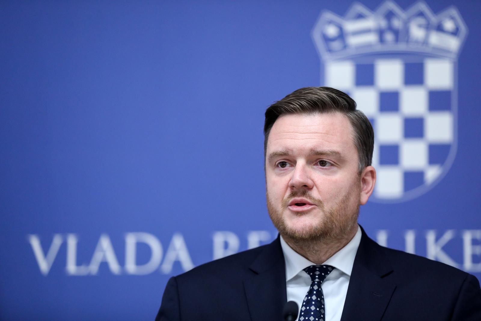 28.11.2023., Zagreb - Nakon sastanka parlamentarne vecine konferenciju za medije odrzao je ministar financija Marko Primorac Photo: Zeljko Hladika/PIXSELL
