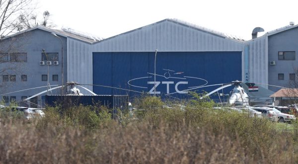 31.03.2023., Zagreb - Helikopteri u prostorima Zrakoplovno - tehnickog centra. Ministar Mario Banozic potvrdio je kako Hrvatska donira Ukrajini ukupno 14 helikoptera od cega dvanaest modela MI 8 MTV-1 i dva modela MI 8 T. Photo: Zeljko Hladika/PIXSELL