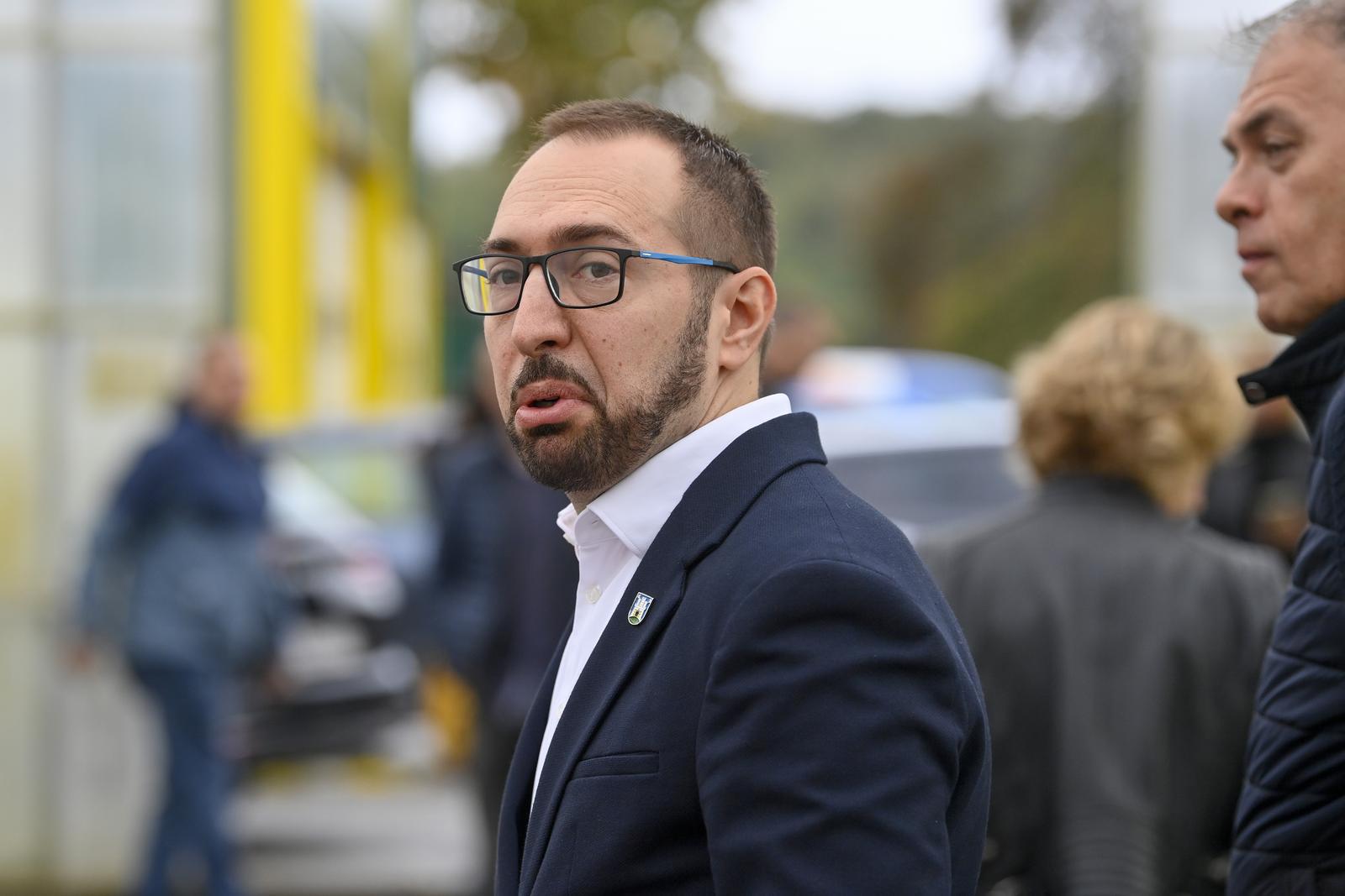 31.10.2023., Zagreb - Redovna konferencija za tisak Tomislava Tomasevica i najava sadnje stabala uz njegove  zamjenike u rasadniku Markusevac. Photo: Igor Soban/PIXSELL
