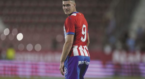 ESP: Girona FC-SS Lazio. Pre-seadon friendly match Artem Dovbyk of Girona FC during the Pre-season friendly, Costa Brava Cup match between Girona FC and SS Lazio played at Montilivi Stadium on August 6, 2023 in Girona, Spain. kpng Copyright: xSergioxRuizx/xPRESSINPHOTOx PS_230806_040