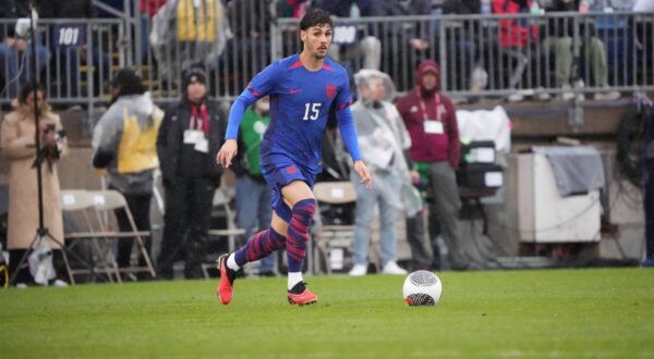 Johnny Cardoso USA - Hartford 14.10.2023: USA vs. Deutschland, Pratt & Whitney Stadium Hartford, Freundschaftsspiel *** Johnny Cardoso USA Hartford 14 10 2023 USA vs Germany, Pratt Whitney Stadium Hartford, friendly match