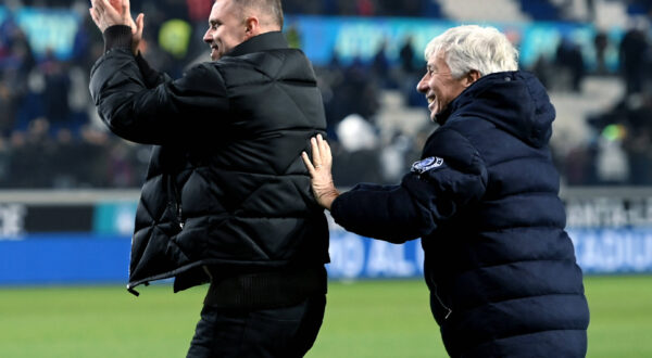 Db Bergamo 18/12/2023 - campionato di calcio serie A / Atalanta-Salernitana / foto Daniele Buffa/Image nella foto: Josip Ilicic-Giampiero Gasperini PUBLICATIONxNOTxINxITA