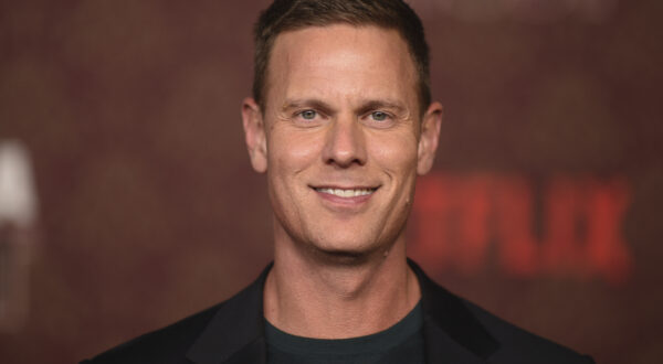 Christopher Landon arrives at the premiere of "We Have a Ghost" on Wednesday, Feb. 22, 2023, at Tudum Theater in Los Angeles. (Photo by Richard Shotwell/Invision/AP)