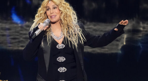 Cher performs during the iHeartRadio Jingle Ball, Friday, Dec. 8, 2023, at Madison Square Garden in New York. (Photo by Charles Sykes/Invision/AP)