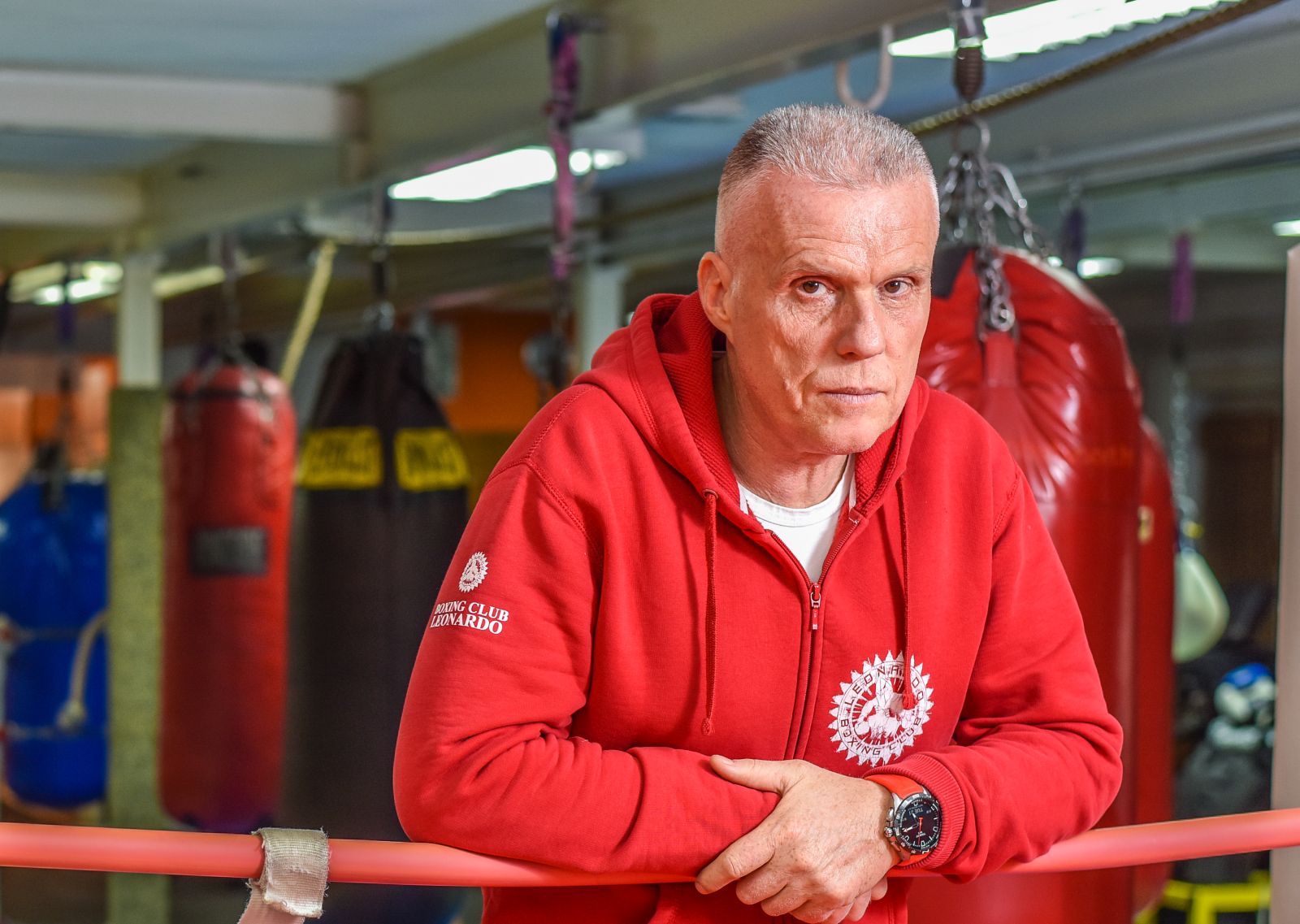 21.11.2023., Zagreb - Leonard Pijetraj, boksacki trener. 

Photo Sasa ZinajaNFoto