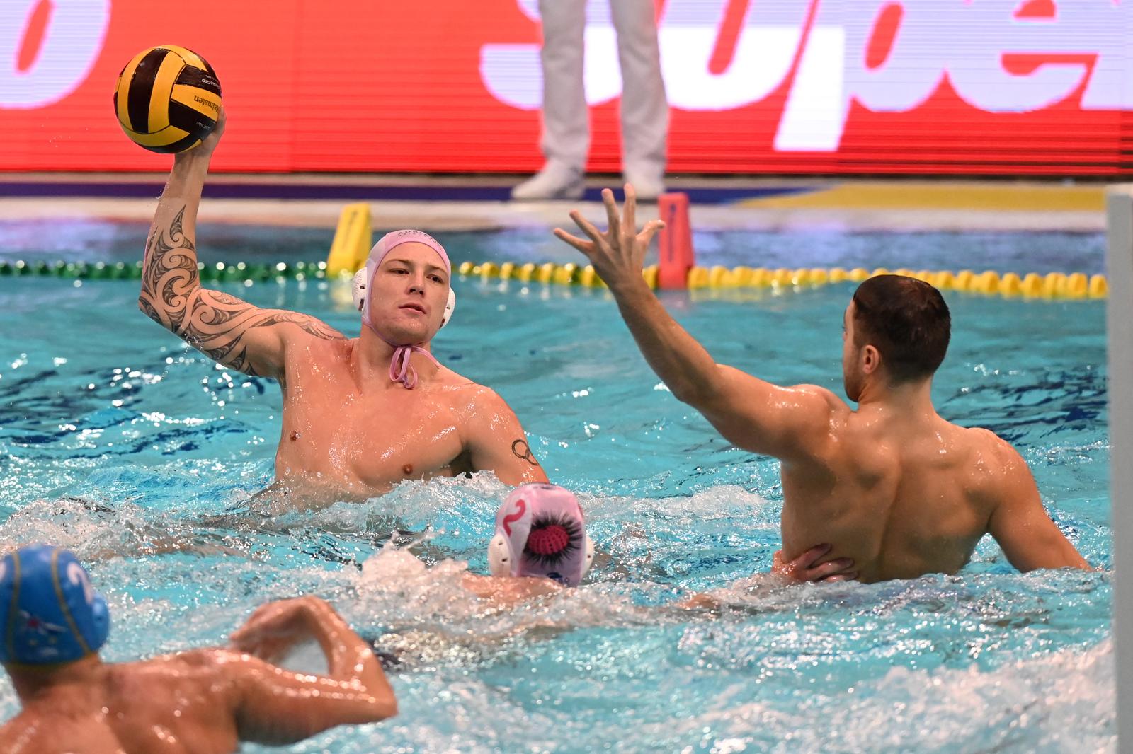 02.12.2023., Zadar - Vaterpolo finalni turnir Kupa Hrvatske: Finale Kupa za seniore. Jadran,- Jug A0. Photo: Dino Stanin/PIXSELL