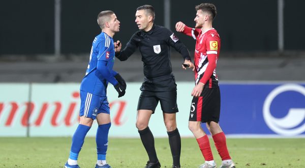 03.12.2023., Zagreb - Nogometni stadion NK Zagreb, Kranjceviceva ulica. 17. kolo Supersport HNL: Nk Rudes - Nk Lokomotiva. Photo: Sanjin Strukic/PIXSELL