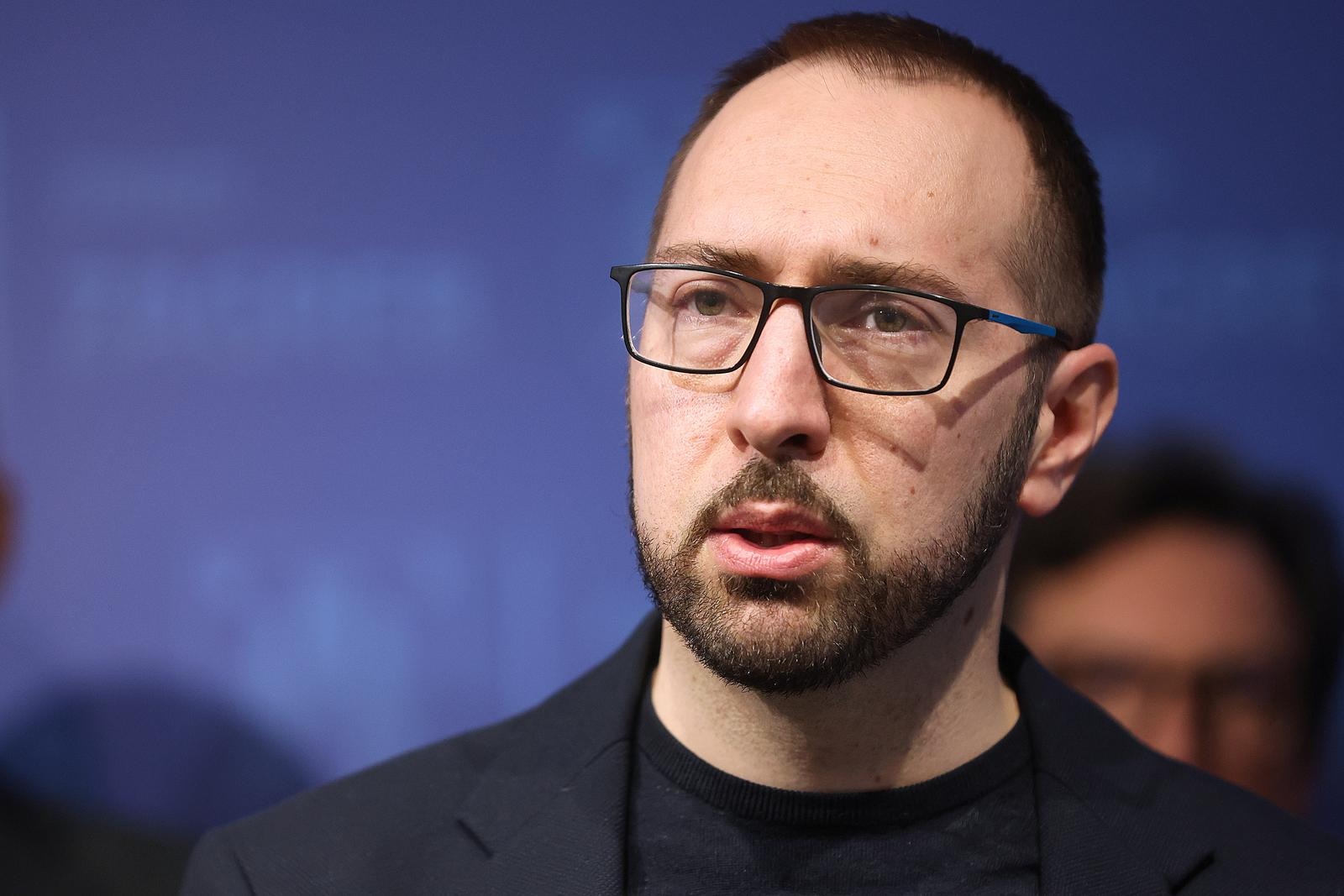 04.12.2023., Zagreb - Gradonacelnik Zagreba Tomislav Tomasevic na konferenciji za medije u Gradskoj upravi na Trgu Stjepana Radica na temu odrona na Jakusevcu. Photo: Goran Stanzl/PIXSELL