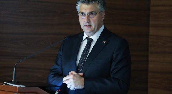 05.12.2023., Zagreb - Svecanost u povodu 25. godisnjice prve transplantacije organa (jetra) u Klinickoj bolnici Merkur odrzala se pod visokim pokroviteljstvom Vlade Republike Hrvatske. Uz premijera Andreja Plenkovica svecanosti su nazocili i  potpredsjednik Vlade i ministar prostornoga uredjenja, graditeljstva i drzavne imovine Branko Bacic te ministar zdravstva Vili Beros. Photo: Robert Anic/PIXSELL