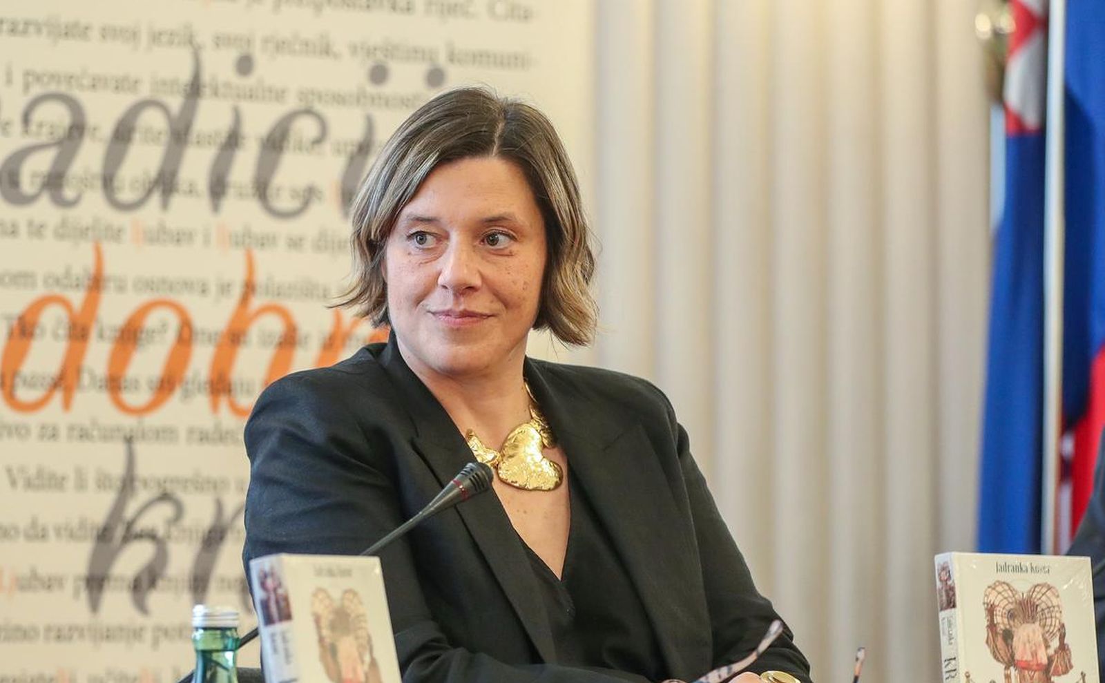 06.07.2023., Zagreb - Predstavljanje knjige Kraljica: Zivota ima i izvan politike 
Jadranke Kosor. Ivana Dragicevic. Photo: Matija Habljak/PIXSELL