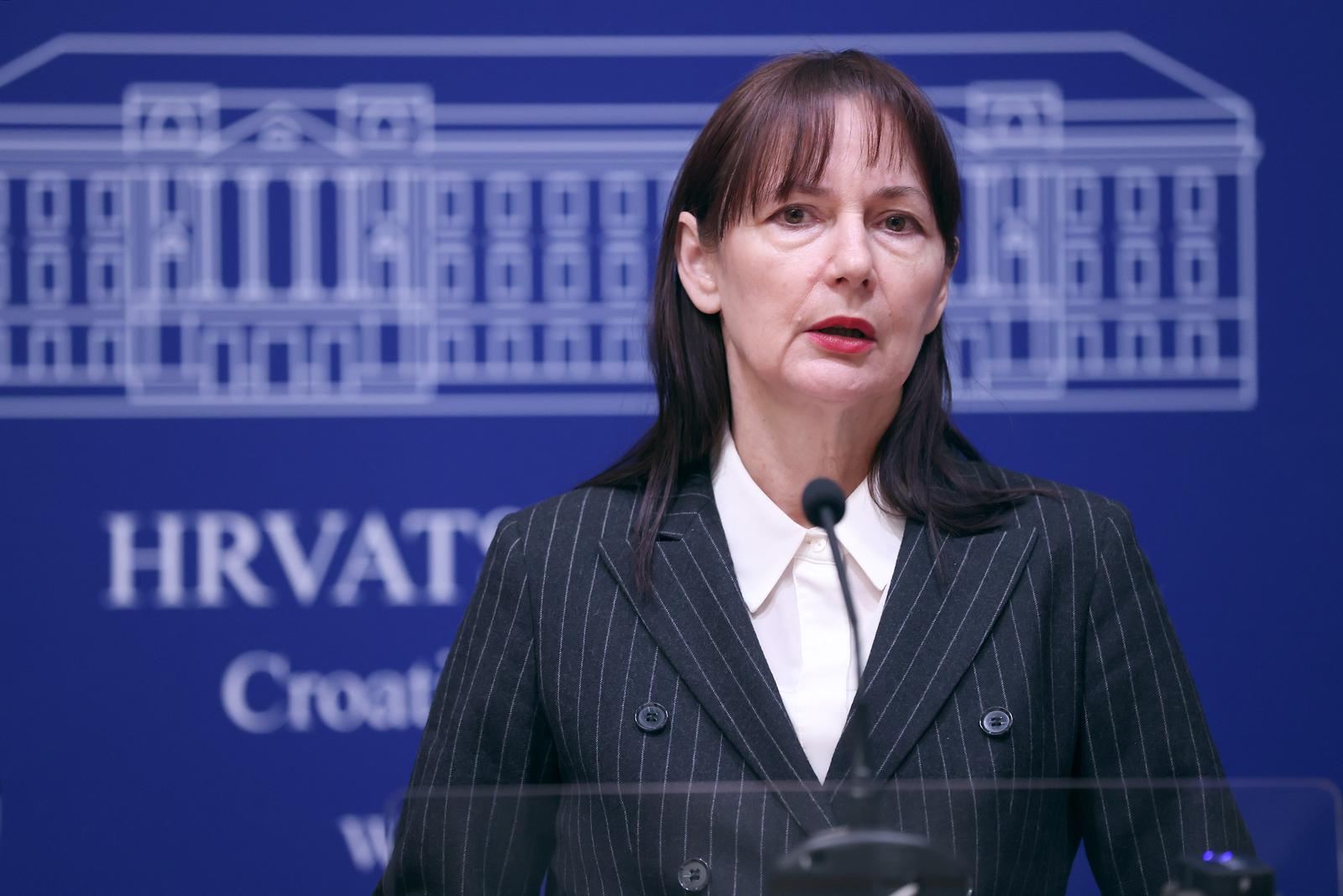 06.12.2023., Zagreb - Na konferenciji za medije odrzanoj u Saboru o temi "Skandal u Hrvatskom teniskom savezu" govorili su Vesna Vucemilovic, Stanislav Bick i Ante Kujundzic.
 Photo: Patrik Macek/PIXSELL