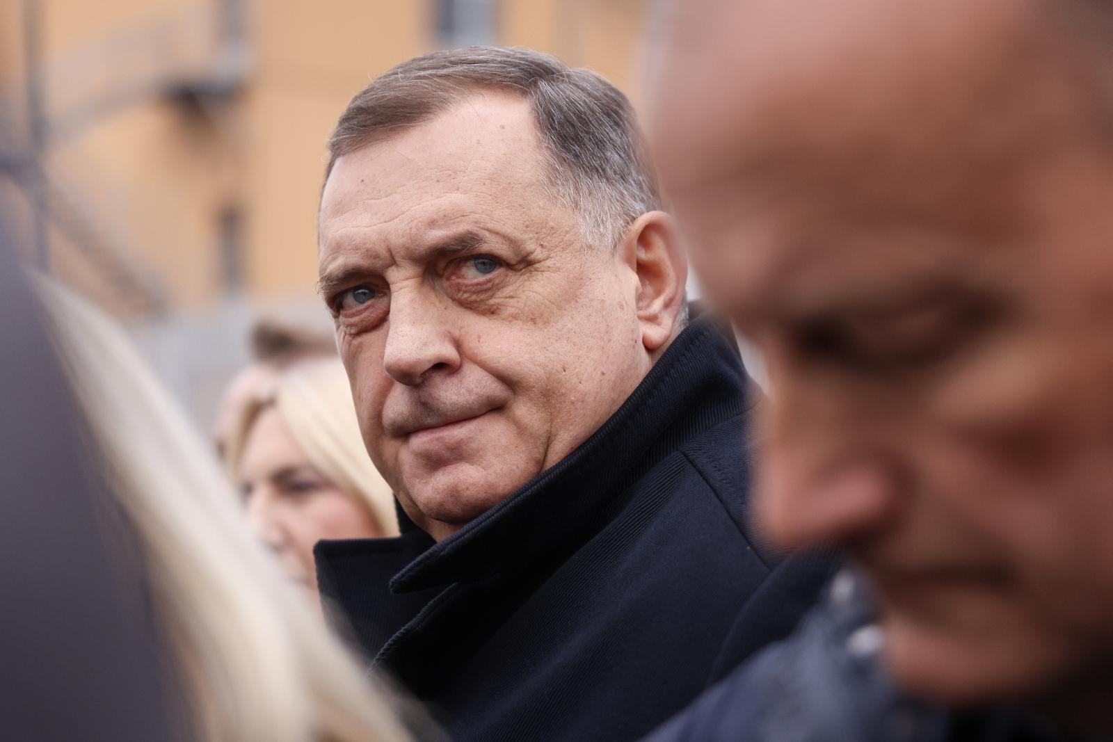06.12.2023., Sarajevo, Bosna i Hercegovina - Milorad Dodik odlazi sa Suda BiH nakon rocista. Photo: Armin Durgut/PIXSELL