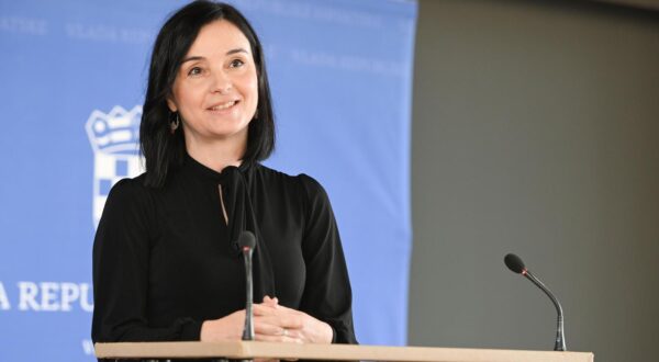 7.12.2023., Zagreb - 269. sjednica vlade Republike Hrvatske. Nakon sjednice ministrica poljoprivrede Marija Vuckovic dala je izjave za medije. Photo: Davorin Visnjic/PIXSELL