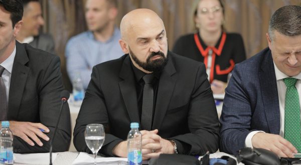 08.06.2023., Banjaluka (BiH) – U Administrativnivnom centru Vlade RS odrzava se cetvrta zajednicka sjednica vlada Republike Srpske i Federacije BiH na kojoj ce biti razmatrana aktualna pitanja u vezi sa medjusobnom suradnjom, te definirani pravci suradnje u narednom periodu. Photo: Dejan Rakita/PIXSELL