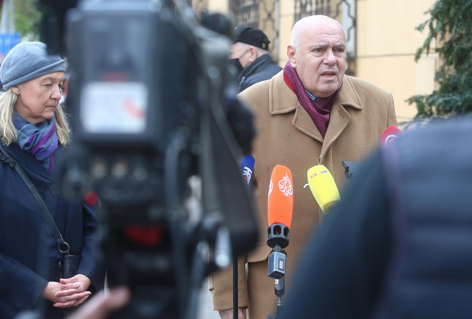 10.04.2021., Zagreb - U povodu 80. godisnjice proglasenja NDH odrzana je spomen setnja Zagrebackim ulicama.rPhoto: Matija Habljak/PIXSELL