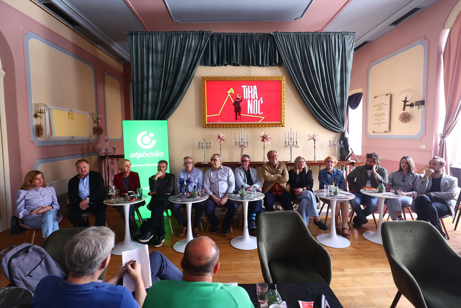 10.05.2023., Split - Konferencija za medije povodom predstave 'Tiha noc', dramatizacije novele Miljenka Smoje iz 'Kronika u nasem Malom mistu'. Autor dramatizacije je Ivica Ivanisevic, a redatelj Goran Golovko. Photo: Miroslav Lelas/PIXSELL