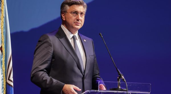 11.12.2023., Zagreb - 200. obljetnica rodjenja dr. Ante Starcevica u Hrvatskom narodnom kazalistu. predsjednik Vlade Andrej Plenkovic Photo: Luka Stanzl/PIXSELL
