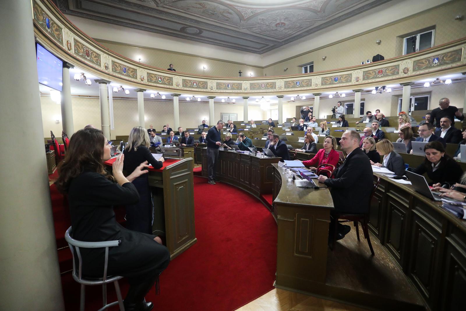 12.12.2023.,Zagreb - Odrzana je sjednica Gradske skupstine Photo: Zeljko Hladika/PIXSELL