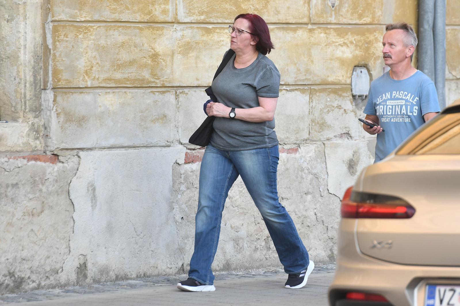 13.09.2023.,Varazdin - Smiljana Srnec jutros je sa suprugom prošetala Varaždinom. Javila se u Probacijski ured gdje se mora javljati jednom tjednom. Photo: Vjeran Zganec Rogulja/PIXSELL