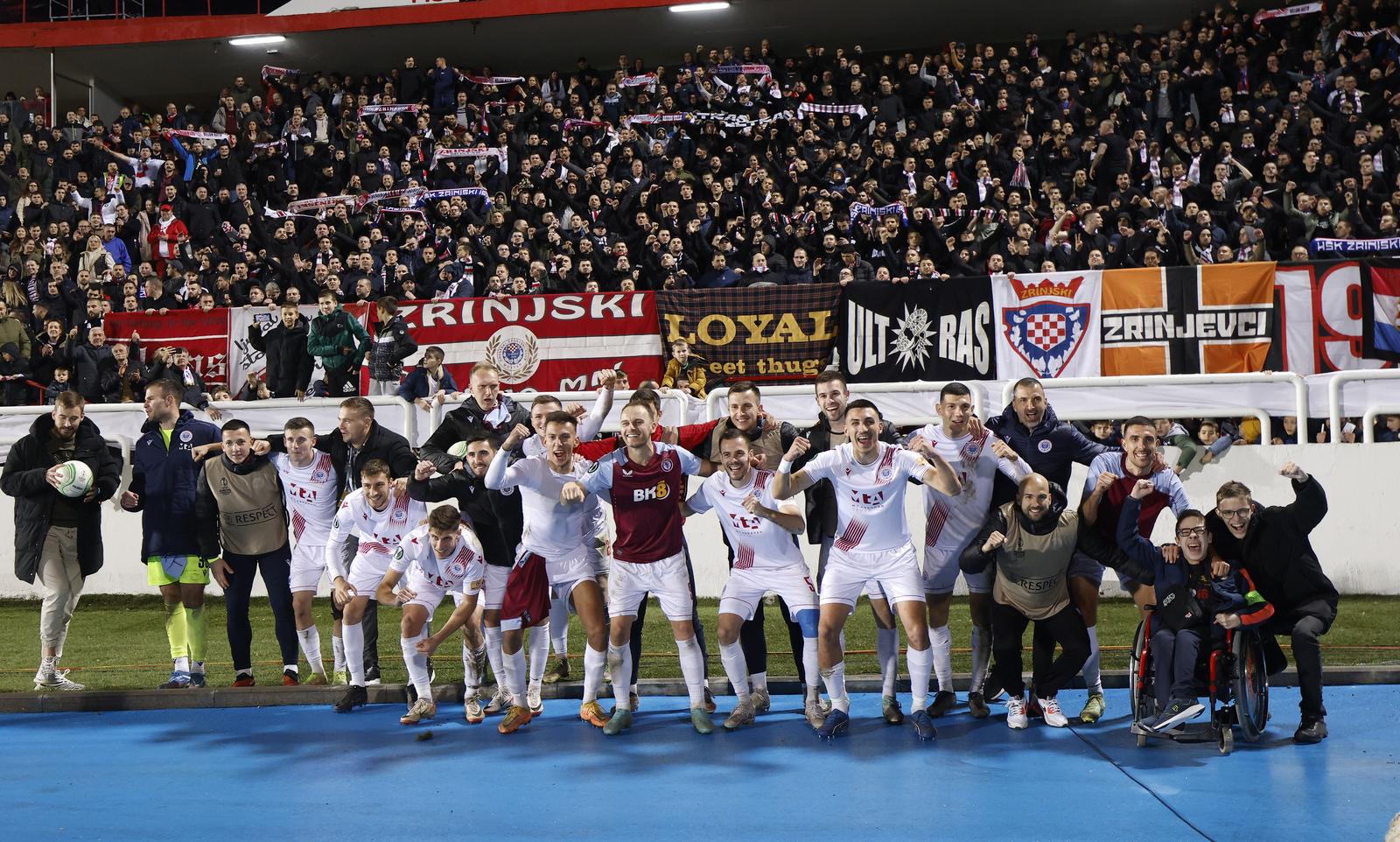 14.12.2023., Gradski stadion, Mostar, Bosna i Hercegovina - UEFA Konferencijska liga, skupina E, 6. kolo, HSK Zrinjski - Aston Villa. Photo: Denis Kapetanovic/PIXSELL