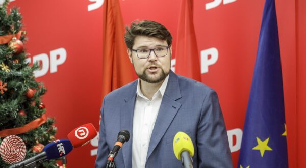 16.12.2023. Zagreb: Pedja Grbin odrzao uvodni govor na sjednici Glavnog odbora SDP-a Photo: Mia Slafhauzer/PIXSELL