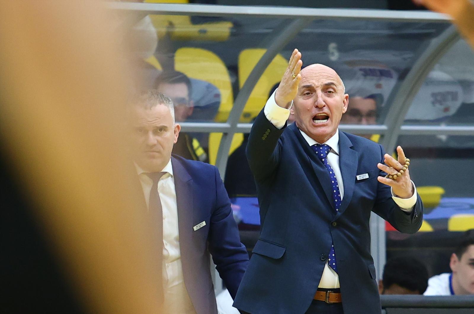 17.03.2023., Split - Utakmica 22. kola ABA lige: Split - Mornar.
Mihailo Pavicevic Photo: Miroslav Lelas/PIXSELL