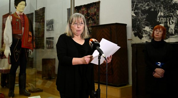 18.04.2023., Zagreb - Predstavljanje projekta prilagodbe stalnog postava Etnografskog muzeja za slijepe i slabovidne osobe. Nina Sivec Photo: Marko Lukunic/PIXSELL
