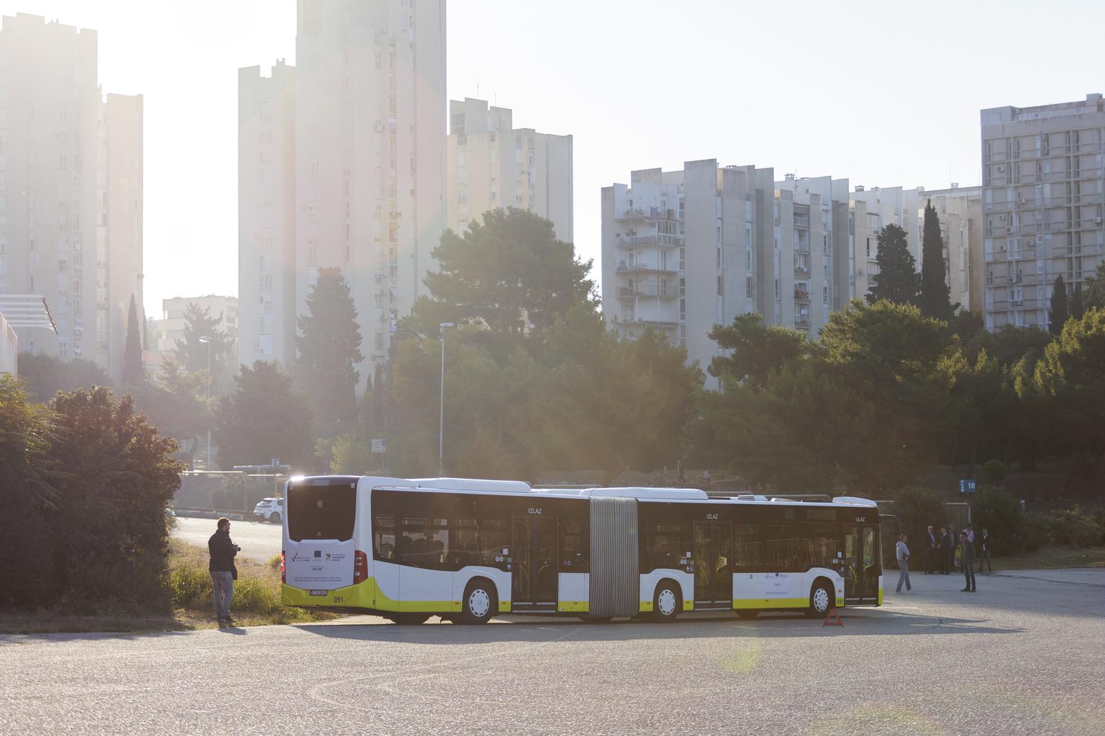 18.10.2022., Split - Zavrsna konferencija povodom nabavke novih autobusa za Promet Split.
  Photo: Miroslav Lelas/PIXSELL