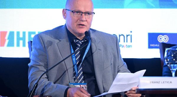 18.10.2023., Zagreb - Konferencija za novinare u Smaragdnoj dvorani hotela Esplanade u sklopu 15. Foruma zagrebackih ugostitelja. Franz Letica Photo: Marko Lukunic/PIXSELL