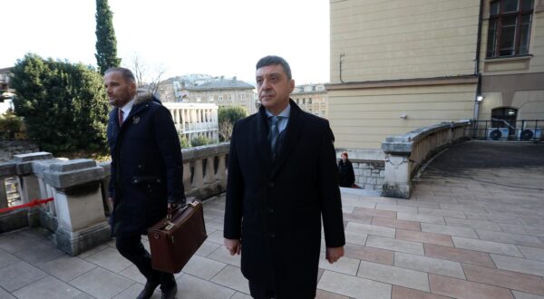 18.12.2023., Rijeka - Pocetak sudjenja optuzenom Marinku Brgicu i ostalima u aferi Uljanik. Zupanijski sud u Rijeci. Photo: Goran Kovacic/PIXSELL