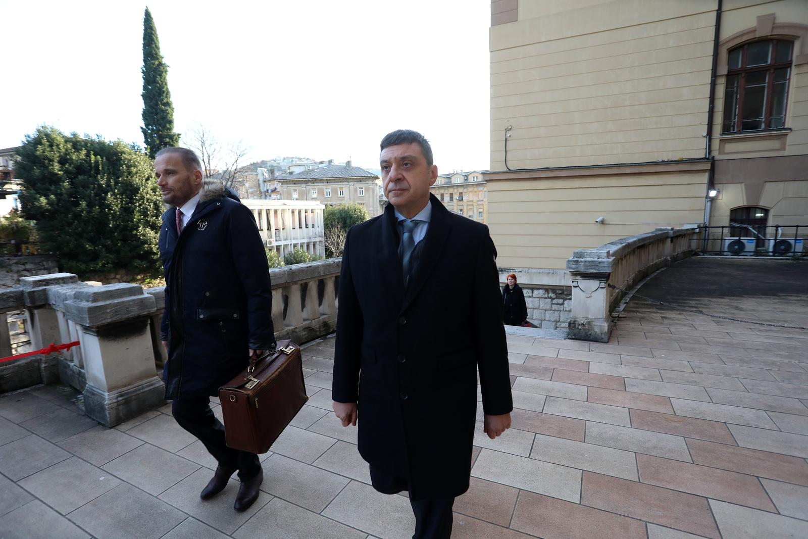 18.12.2023., Rijeka - Pocetak sudjenja optuzenom Marinku Brgicu i ostalima u aferi Uljanik. Zupanijski sud u Rijeci. Photo: Goran Kovacic/PIXSELL