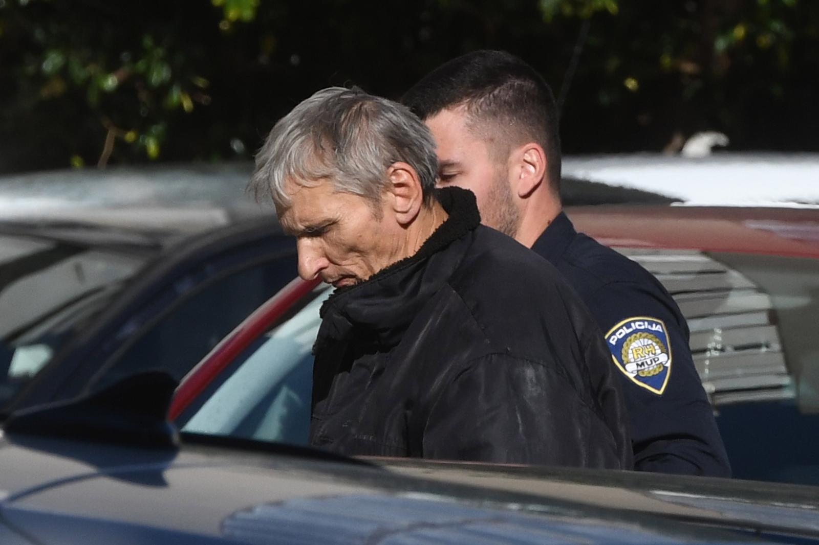 18.12.2023., Sibenik - Na Zupanijski sud prepracen vozac koji je automobilom u Tribunju naletio na djevojku na nogostupu koja je od zadobivenih ozlijeda preminula. Photo: Hrvoje Jelavic/PIXSELL