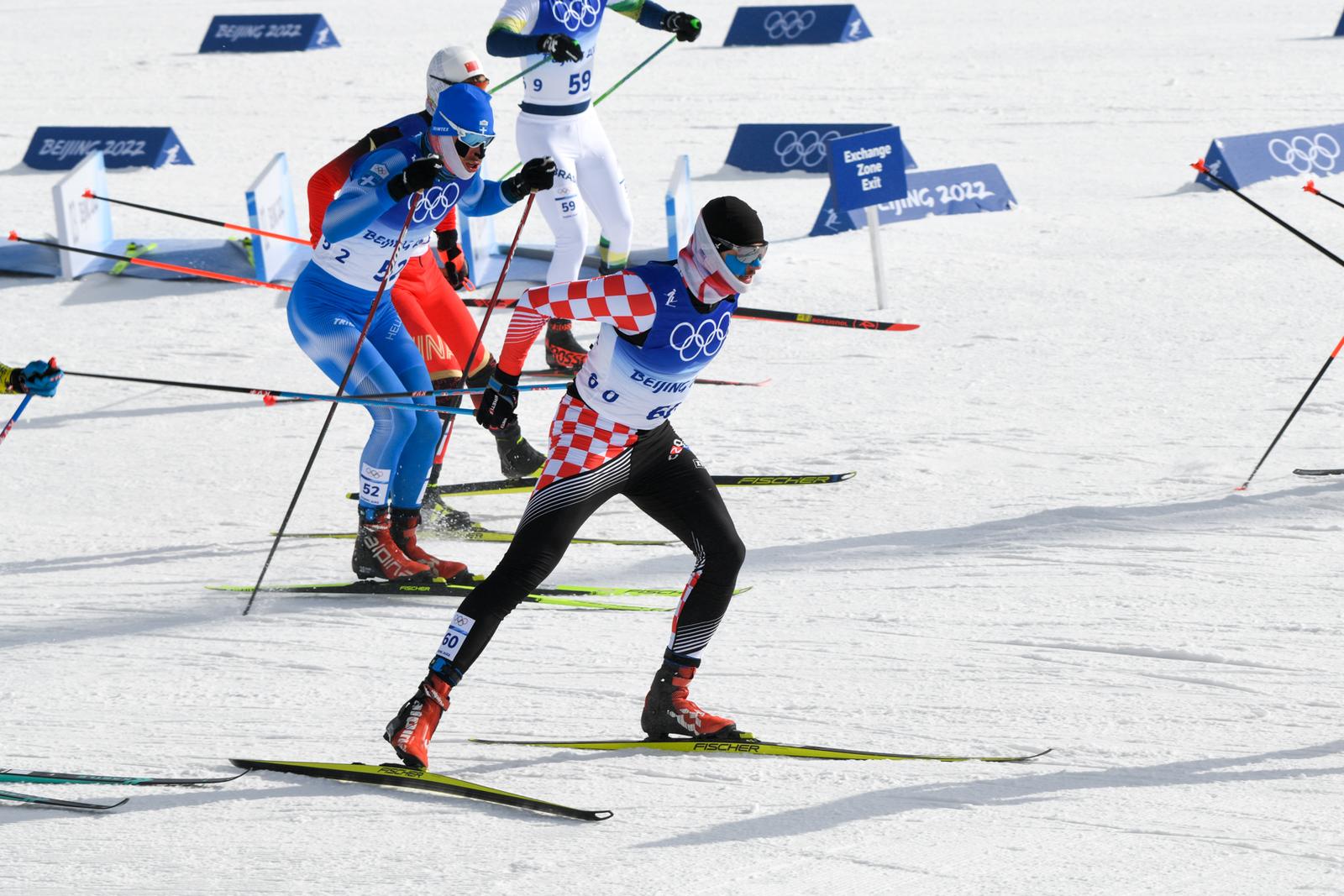 19.02.2022., Peking, Kina - Rus Aleksandar Bolsunov (25) osvojio je naslov olimpijskog pobjednika u maratonu u skijaskom trcanju na ZOI u Pekingu, dok je hrvatski predstavnik Marko Skender zauzeo 57. mjesto.  Photo: Jaki Franja/PIXSELL