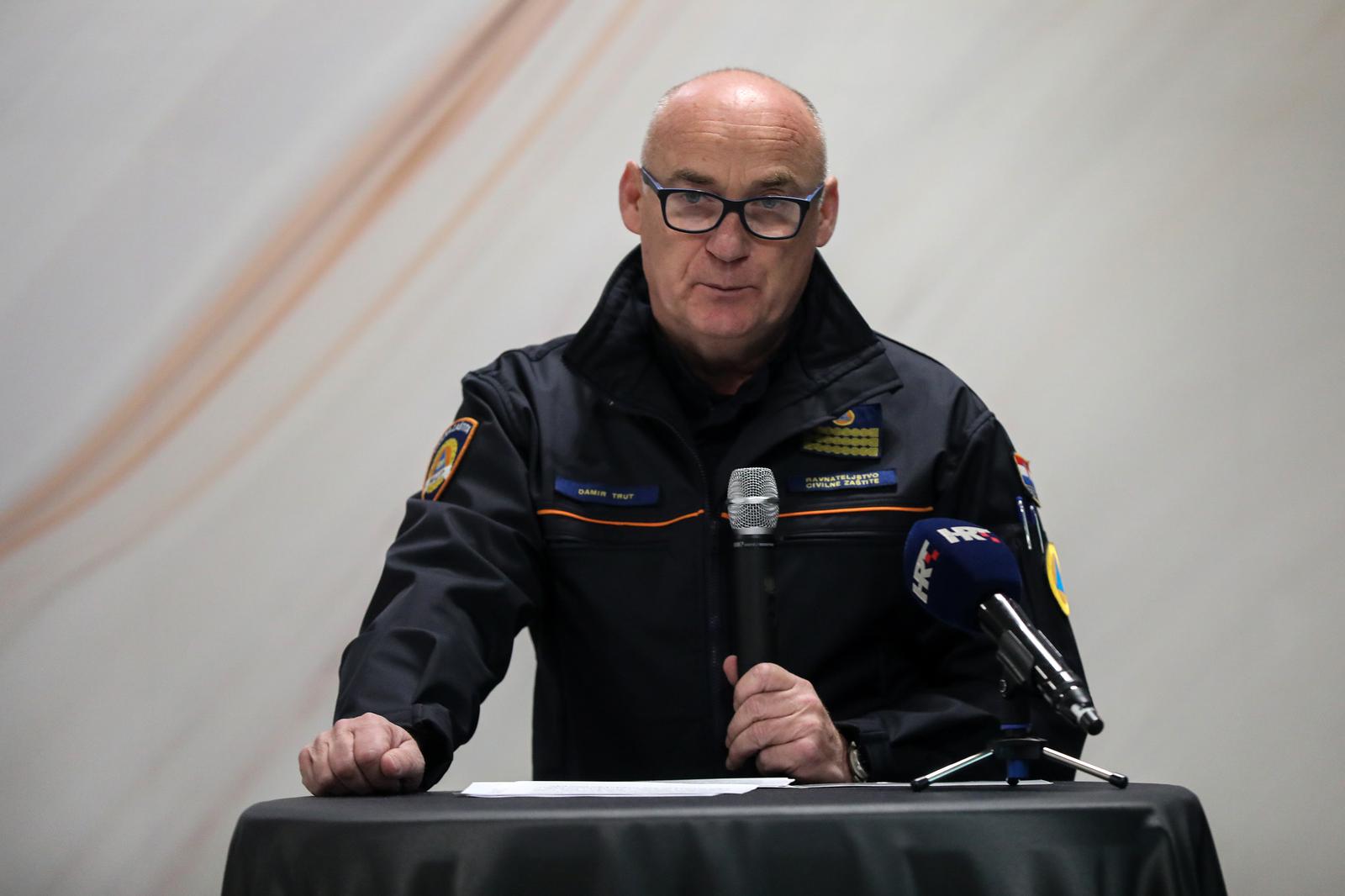 19.12.2023.,Zagreb - Odrzana je zavrsna konferencija projekta "Na putu smanjenja rizika od katastrofa" na kojoj je sudjelovao i ravnatelj Ravnateljstva civilne zastite Damir Trut Photo: Zeljko Hladika/PIXSELL