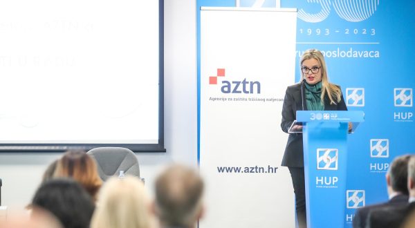 20.04.2023., Zagreb - U Hrvatskoj udruzi poslodavaca odrzana je godisnja konferencija Agencije za zastitu trzisnog natjecanja (AZTN) "Aktualnosti u radu AZTN-a". Milka Kosanovic Photo: Slavko Midzor/PIXSELL