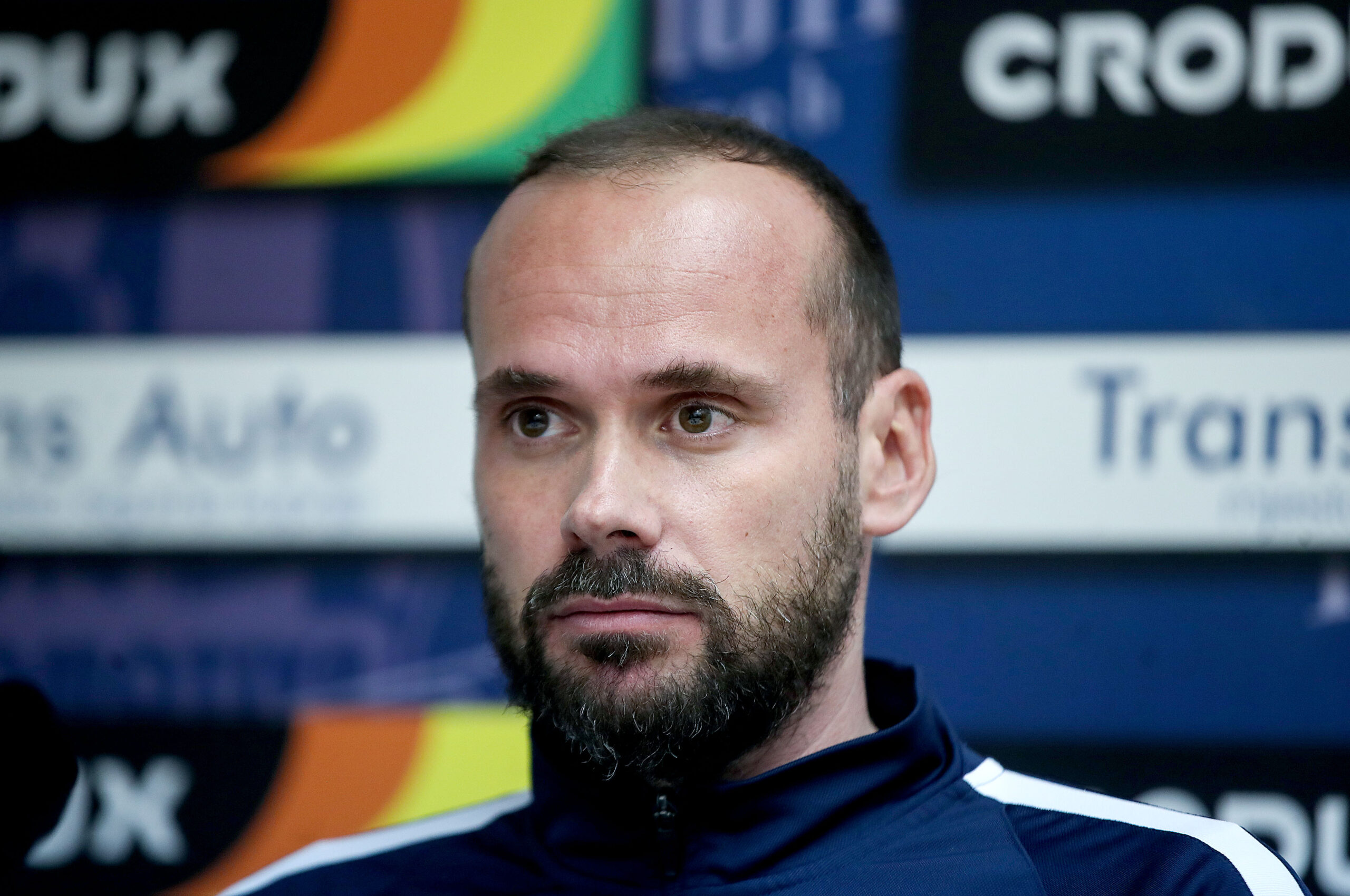 20.09.2019., stadion u Kranjcevicevoj ulici, Zagreb - Hrvatski Telekom Prva liga, 09. kolo, NK Lokomotiva - NK Osijek. Konferencija za medije, trener NK Osijeka Dino Skender. "nPhoto: Igor Kralj/PIXSELL
