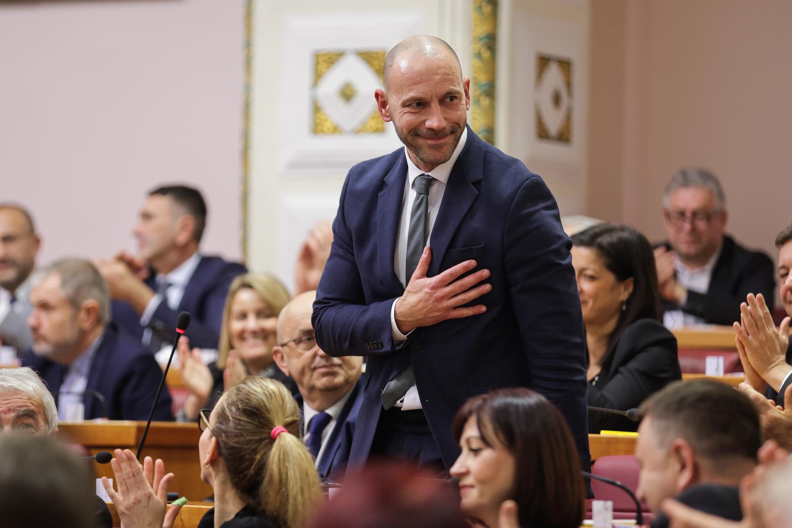 20.12.2023., Zagreb - 20. izvanredna sjednica Hrvatskoga sabora na kojoj ce se izglasati povjerenje Ministru gospodarstva i odrzivog razvoja Damiru Habijanu. Photo: Luka stanzl/PIXSELL