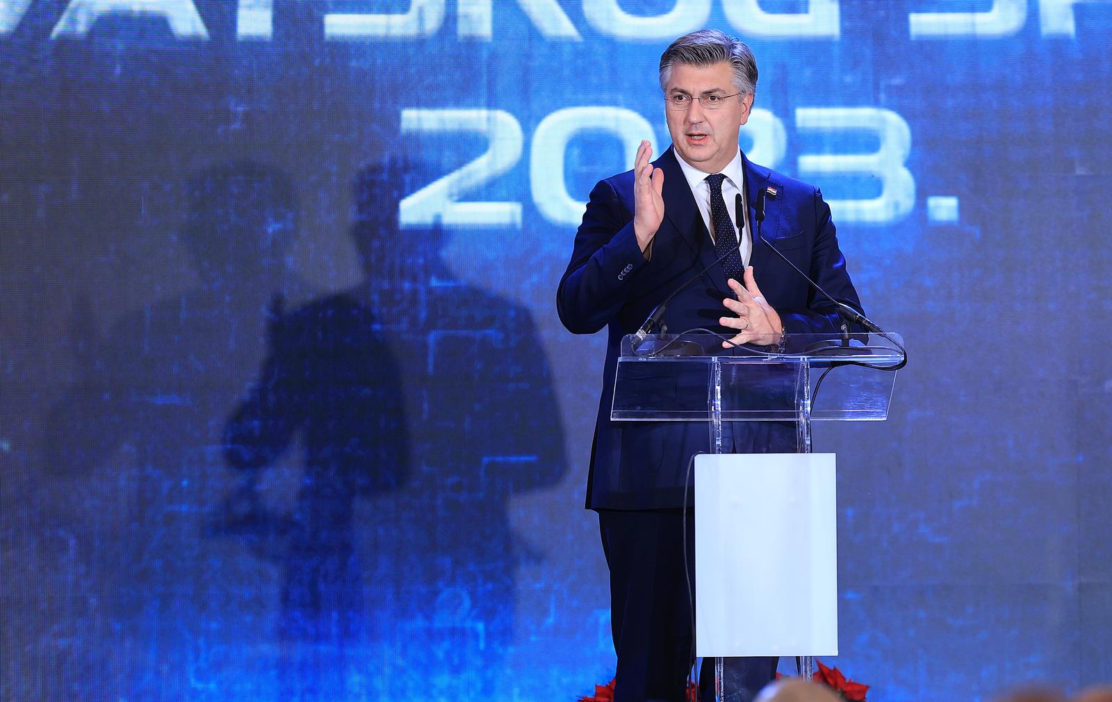 20.12.2023., Kristalna dvorana hotela The Westin, Zagreb - Veliki dan hrvatskog sporta i izbor najuspjesnijih sportasa, sportasica i trenera u organizaciji Hrvatskog olimpijskog odbora. Photo: Marko Prpic/PIXSELL