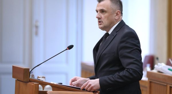 23.11.2023., Zagreb - Sabor 19. sjednicu nastavlja raspravom o Prijedlogu zakona o kibernetickoj sigurnosti.
 Photo: Patrik Macek/PIXSELL