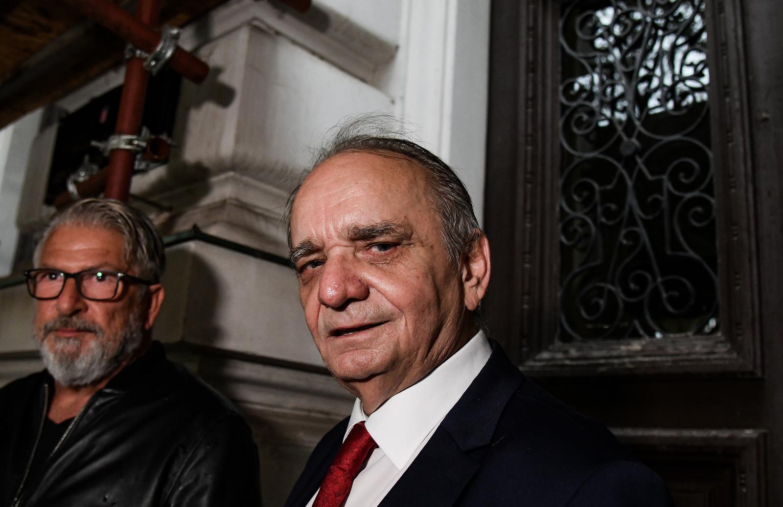 27.10.2023. Zagreb - U ponovljenom sudjenju Branimir Glavas i suoptuzenici proglaseni su krivima za ratni zlocin nad osjeckim Srbima 1991. u slucajevima garaza i selotejp.

 Photo: Josip Regovic/PIXSELL