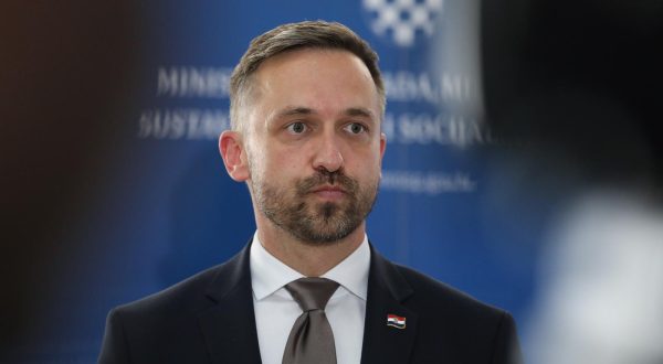 29.11.2023., Zagreb - Konferencija za medije u Ministarstvu rada, mirovinskog sustava, obitelji i socijalne politike nakon sjednice Nacionalnog vijeca za umirovljenike i starije osobe. ministar rada, mirovinskoga sustava, obitelji i socijalne politike Marin Piletic Photo: Robert Anic/PIXSELL