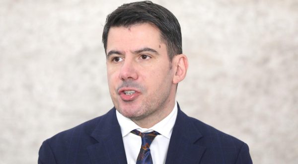 30.11.2023., Zagreb - Na konferenciji za medije odrzanoj u Saboru o preuzimanju Fortenove i drugim  aktualnim temama unutarnje politike govorio je Nikola Grmoja.
 Photo: Patrik Macek/PIXSELL