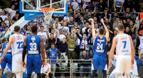 30.12.2023., dvorana Kresimira Cosica, Zadar - ABA liga, 14. kolo, KK Zadar - KK Buducnost Voli. Photo: Sime Zelic/PIXSELL
