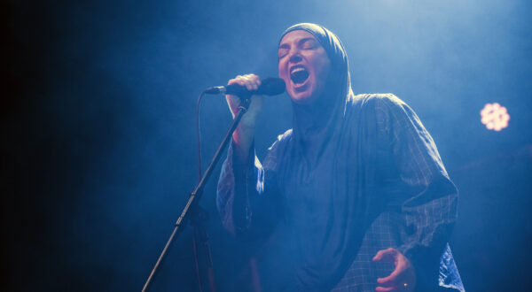 FILE - Irish singer Sinead O'Connor performs at Akvarium Klub in Budapest, Hungary, Dec. 9, 2019. O’Connor, the gifted Irish singer-songwriter who became a superstar in her mid-20s but was known as much for her private struggles and provocative actions as for her fierce and expressive music, has died at 56.  The singer's family issued a statement reported Wednesday by the BBC and RTE. (Marton Monus/MTI via AP, File)
