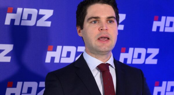 05.01.2024., Zagreb - Tiskovna konferencija zastupnika u Europskom parlamentu Karla Resslera u GO HDZ-a Grada Zagreba. Photo: Davor Puklavec/PIXSELL