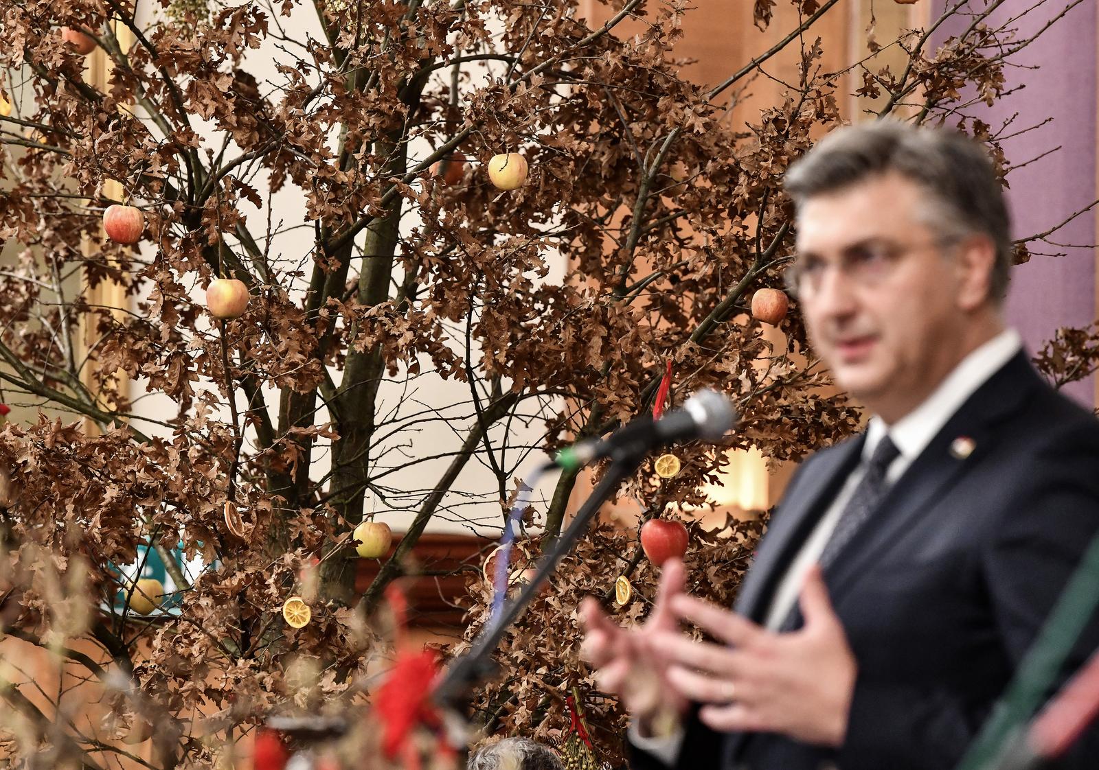 06.01.2024., Zagreb - Proslava Pravoslavnog Bozica u hotelu Westin. Premijer Andrej Plenkovic Photo: Josip Regovic/PIXSELL