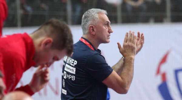 06.01.2024., Porec - Rukometna utakmica Croatia Cup, Hrvatska - Slovenija.  Goran Perkovac Photo: Luka Batelic/PIXSELL