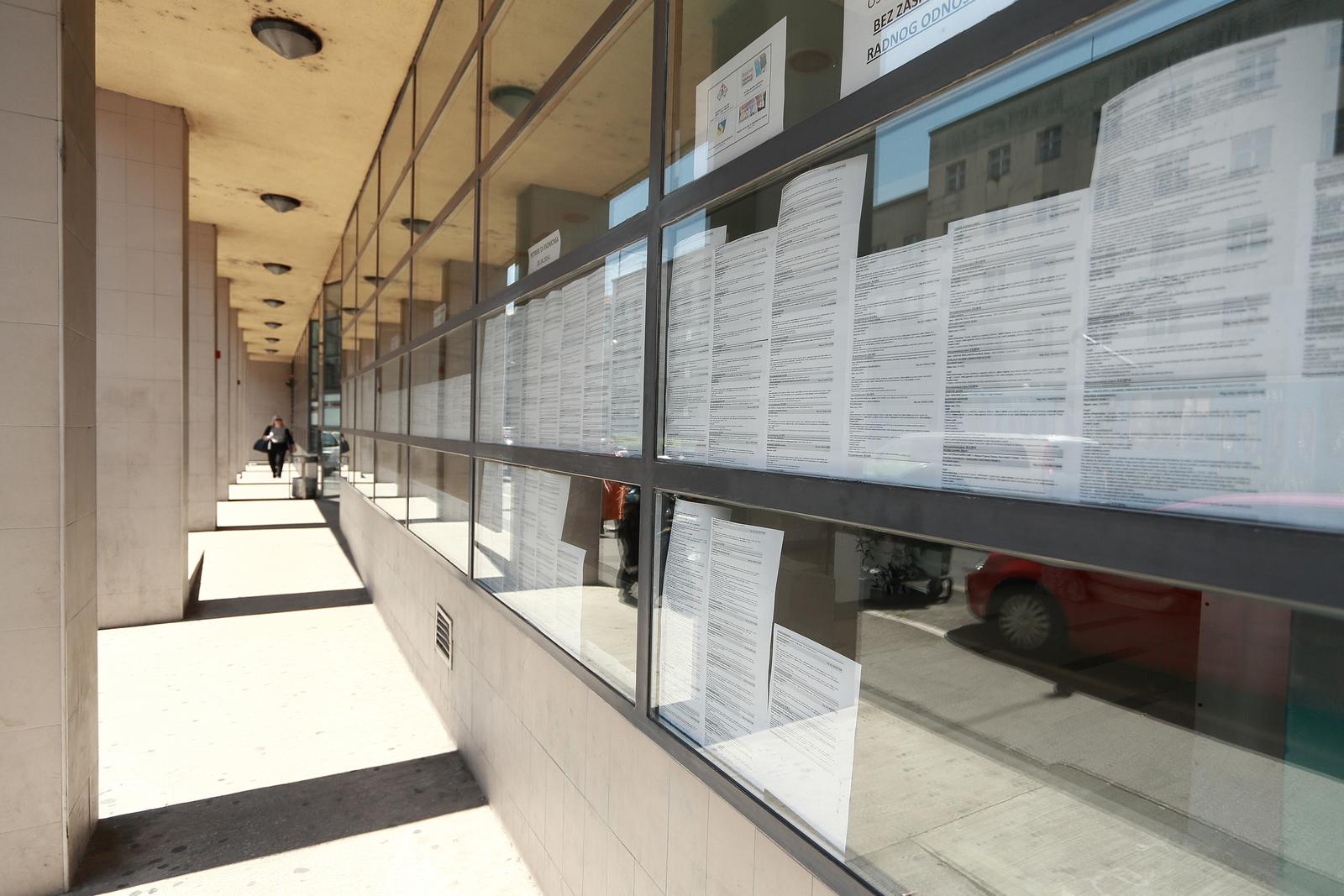 06.05.2014., Zagreb -  Hrvatski zavod za zaposljavanje  u Zvonimirovoj 15.rPhoto: Davor Puklavec/PIXSELL
