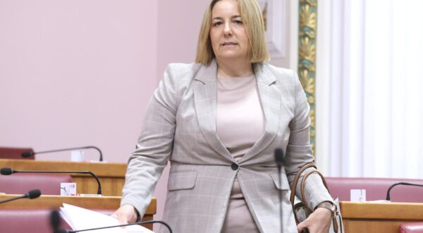 06.06.2023., Zagreb - Sabor 16. sjednicu nastavlja raspravom o izmjenama i dopunama Zakona o drzavnom inspektoratu. Danica Baricevic Photo: Patrik Macek/PIXSELL